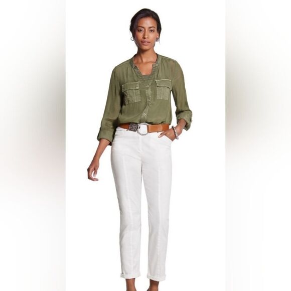 Chico's sequin utility tery top - Picture 1 of 10